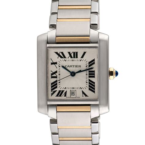 cartier tank used|pre owned cartier tank.